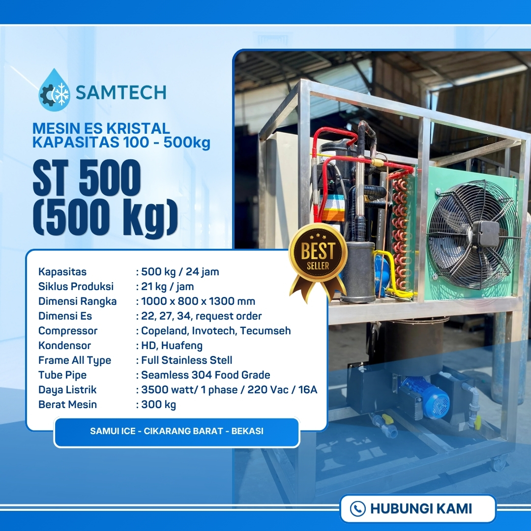 Mesin Es Kristal Terbaik SAMTECH ST 500